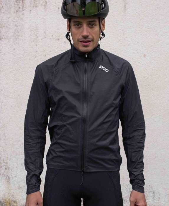 Мембранная мужская велокуртка POC Haven rain jacket, Uranium Black, XS