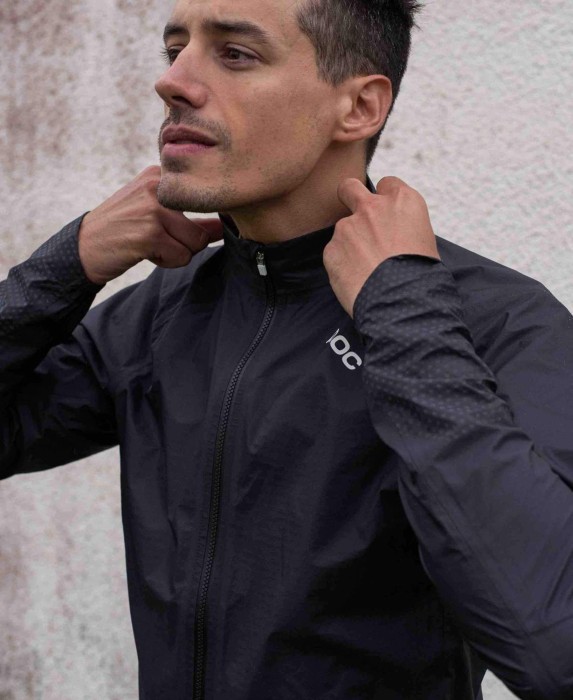 Мембранная мужская велокуртка POC Haven rain jacket, Uranium Black, XS