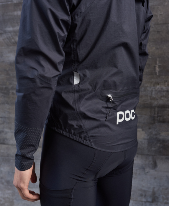 Мембранная мужская велокуртка POC Haven rain jacket, Uranium Black, XS