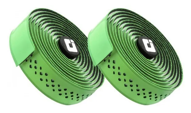 Обмотка керма ODI 3.5mm Dual-Ply Performance Bar Tape - Green/White (зелено-біла) (OBOD_R10XPNW)