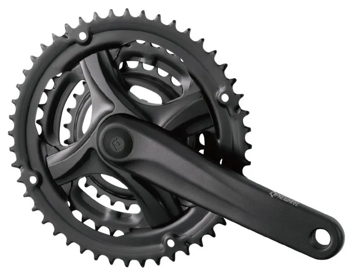 Комплект шатунів PROWHEEL TY-CM90, (8S/7S), 175mm, 48/38/28T black