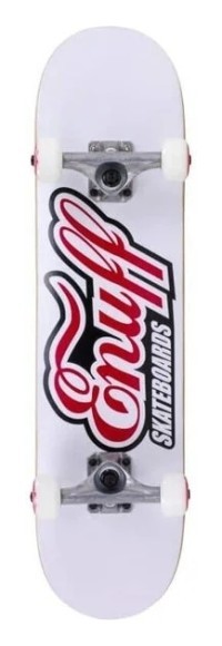 Скейтборд Enuff Classic Logo 7.75 White, укр