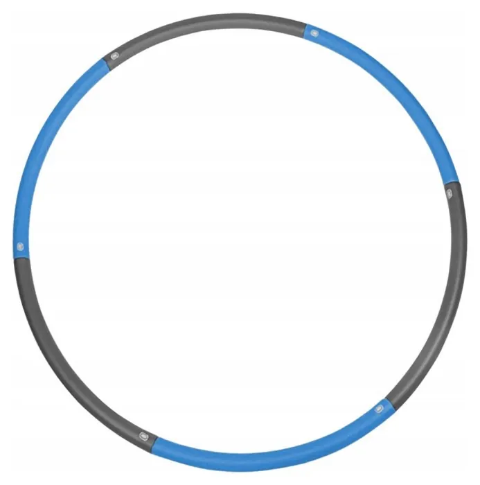 Обруч масажний Hula Hoop SportVida 90 см SV-HK0216 Grey/Blue