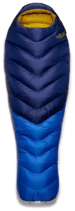 Спальний мішок Rab Neutrino 800 Regular, (-22°C), 185 см - Left Zip, Nightfall Blue
