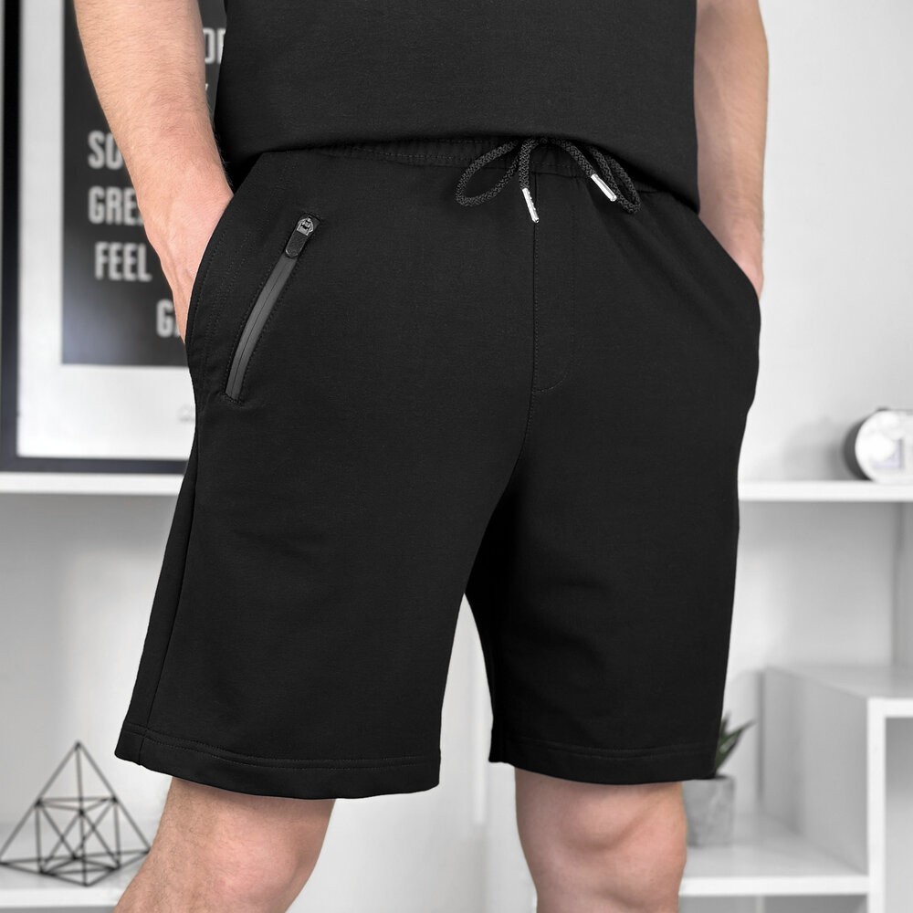 Чоловічі літні чорні шорти Pobedov Griz, укр, укр