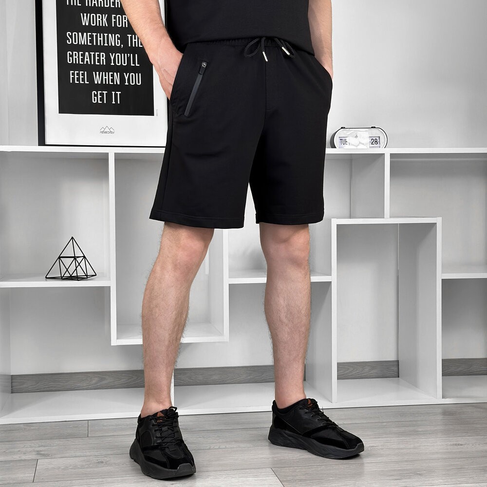 Чоловічі літні чорні шорти Pobedov Griz, укр, укр