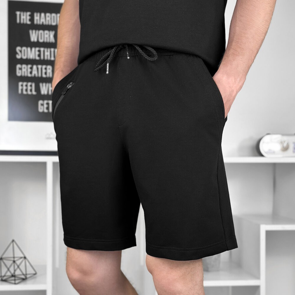 Чоловічі літні чорні шорти Pobedov Griz, укр, укр