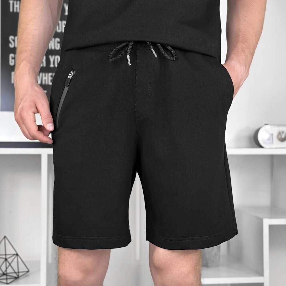 Чоловічі літні чорні шорти Pobedov Griz, укр, укр