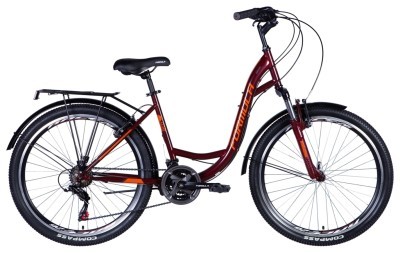 Велосипед ST 26&quot; Formula OMEGA AM рама-&quot; з багажником задн St з крилом St 2024 (червоний)