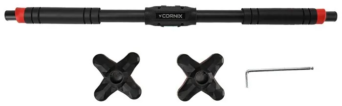 Турник раздвижной Cornix Pro+ 90-130 см XR-0287 Black/Red