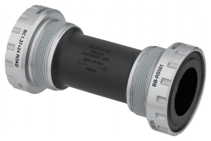 Каретка без валам 68/70 під порожнисту вісь (Hollowtech II) SHIMANO BB-RS501 сірий з чорним (сірий з чорним), укр, укр