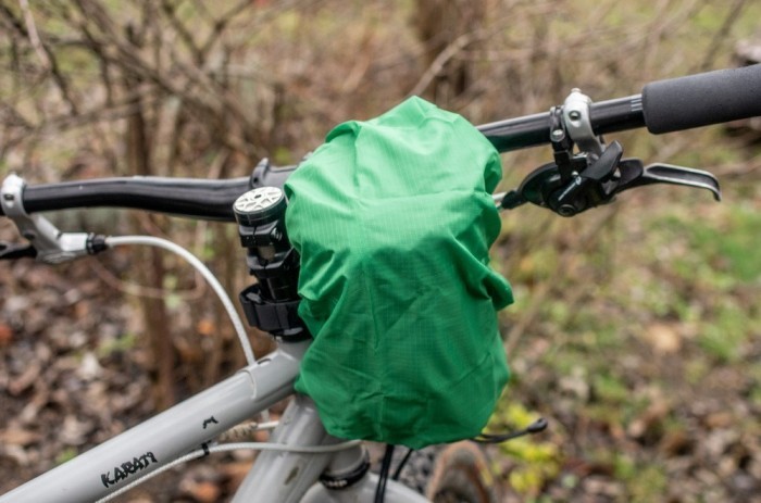 Сумка на руль KasyBag Pocket Pack One hand (кормушка) Black-Green