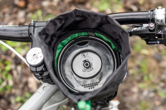 Сумка на руль KasyBag Pocket Pack One hand (кормушка) Black-Green