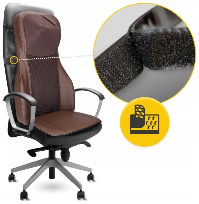 Масажна накидка 4FIZJO Ultra багатофункціональна, з підігрівом Brown (P-5905973404105)