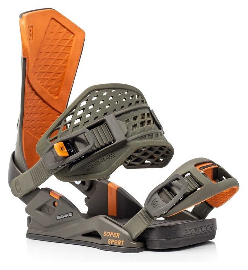 Кріплення для сноуборду Drake SUPER SPORT L Dark olive/orange (71121022) O, укр, укр