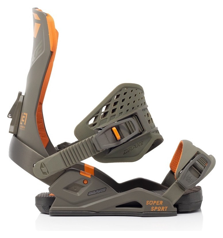 Кріплення для сноуборду Drake SUPER SPORT L Dark olive/orange (71121022) O