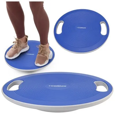 Балансировочная платформа Cornix круглая, пластиковая XR-0445 Blue/Grey