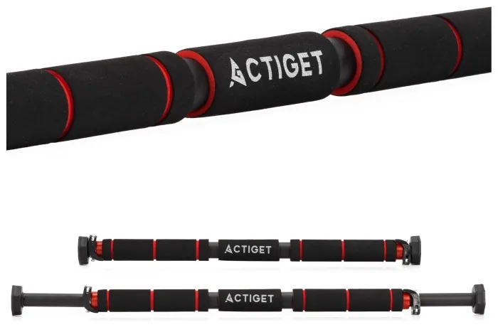 Турнік розсувний Actiget 62-100 см ACT0167 Black/Red