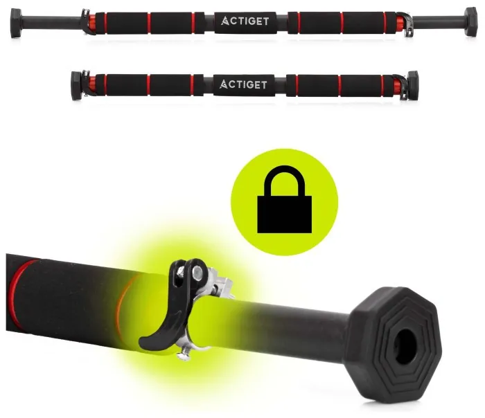 Турнік розсувний Actiget 62-100 см ACT0167 Black/Red