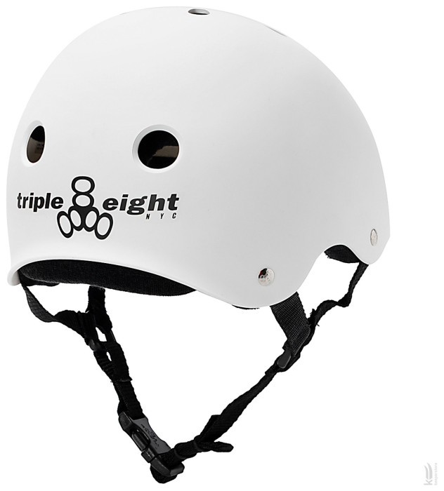 Шолом Triple8 Sweatsaver White Rubber