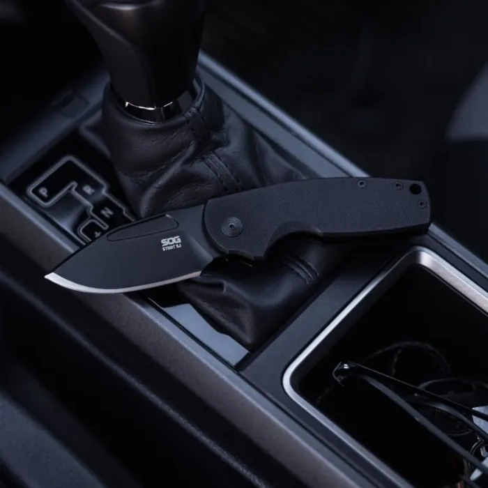 Ніж складаний SOG Stout SJ, Blackout