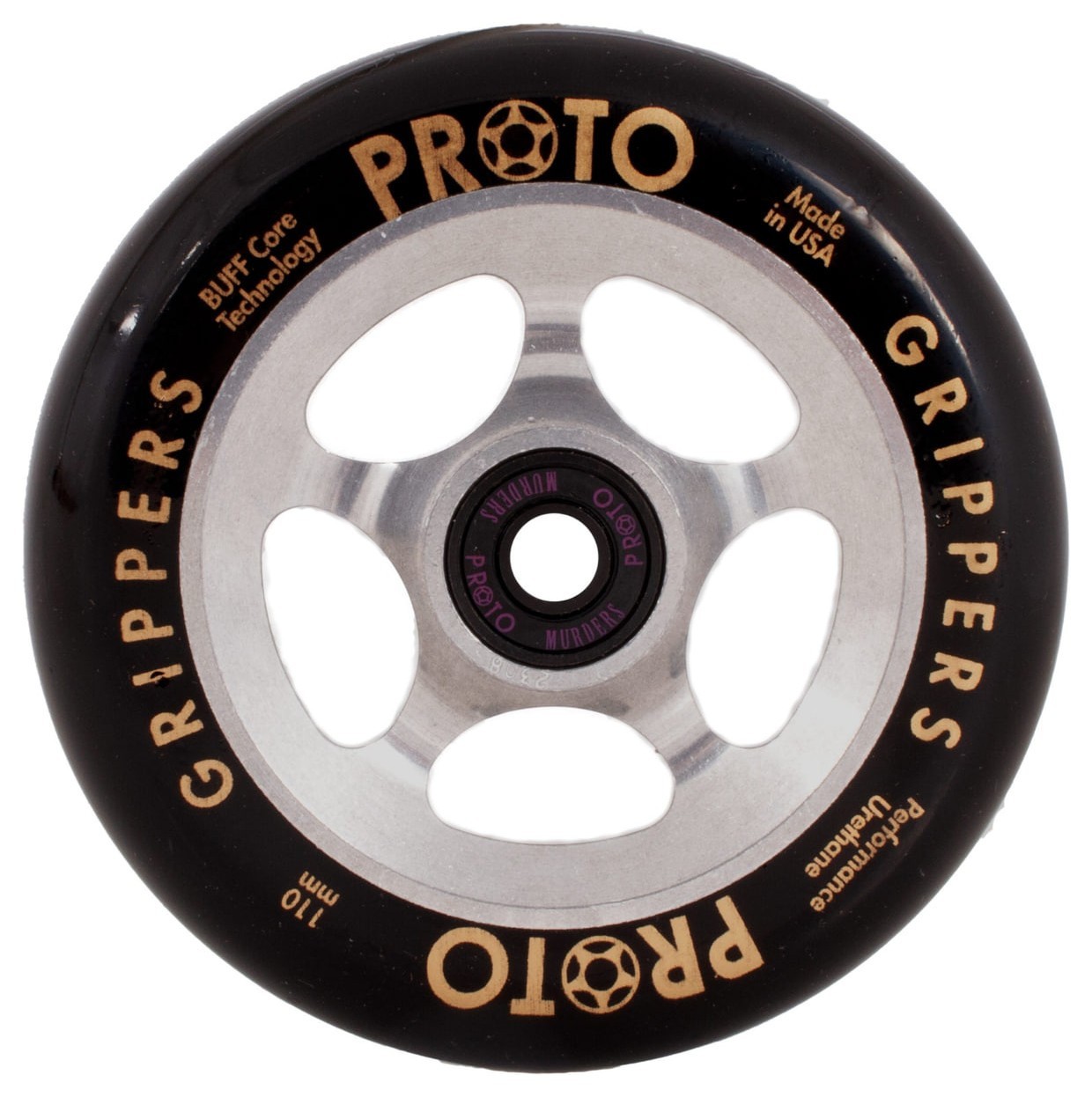 Колеса Proto Gripper 110мм Black On Raw, 2 шт.