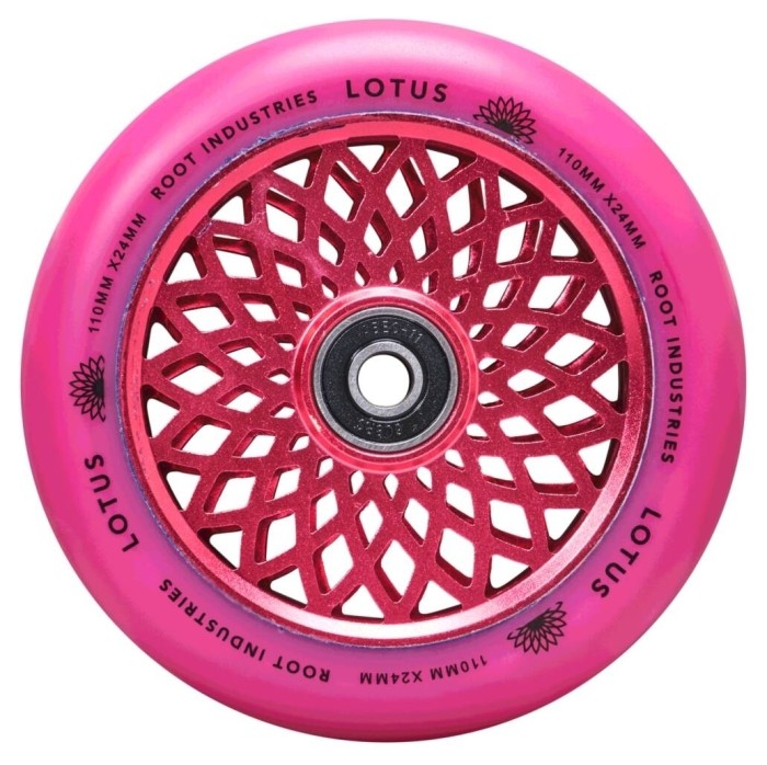 Колеса для трюкового самокату Root Lotus Pro 110mm (пара) - Radiant Pink