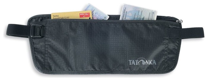 Кошелек нательный Tatonka Skin Document Belt L, Black