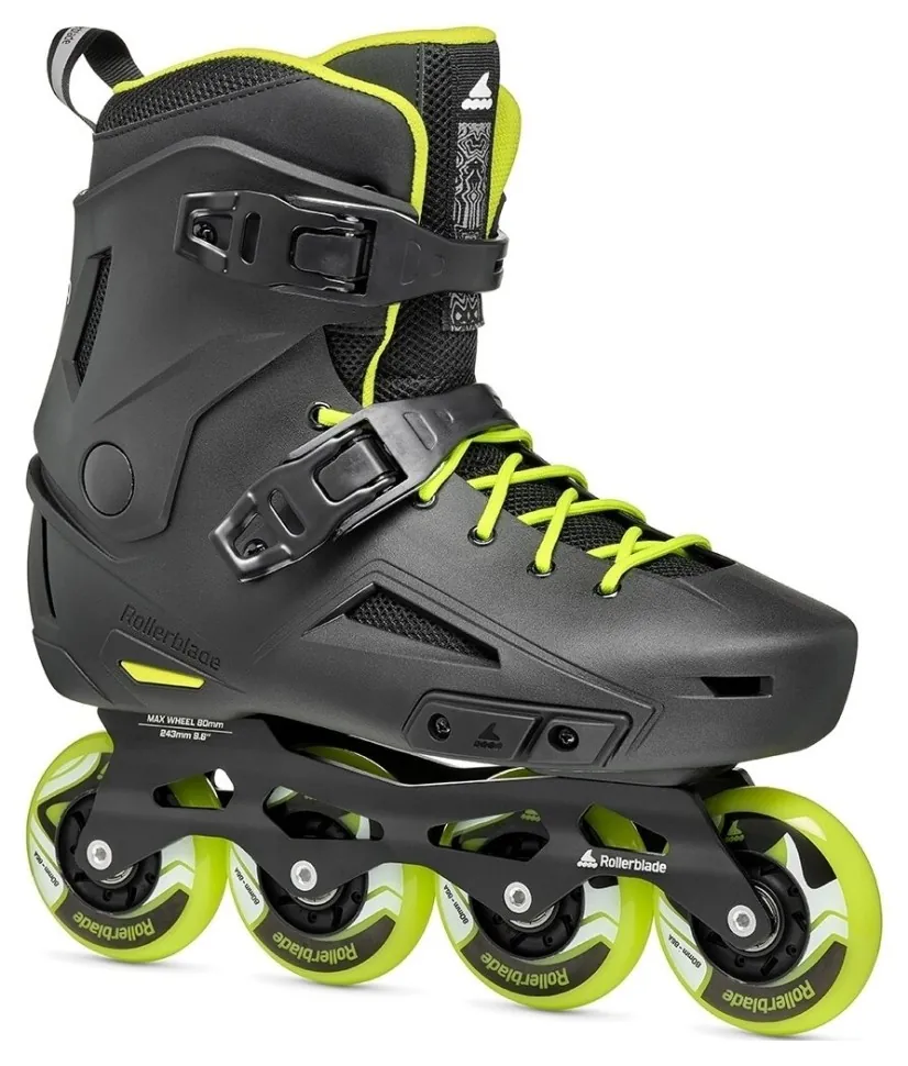 Ролики Rollerblade Lightning black-lime (39)