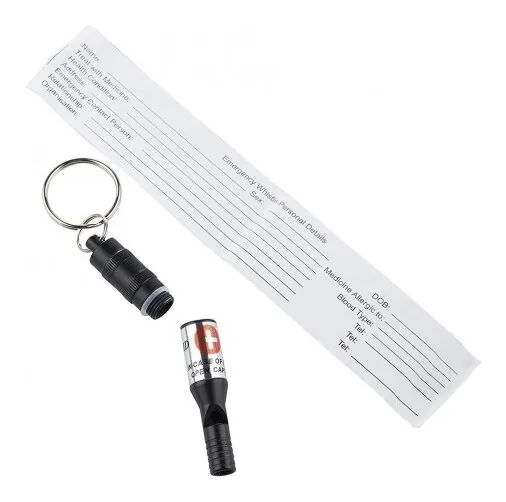 Munkees 3385 брелок-свисток Emergency Whistle black (3385-BK)