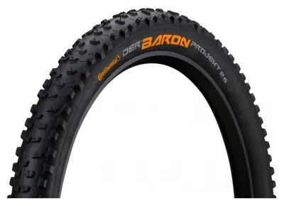 Покришка безкамерна Continental Der Baron Projekt 27.5 " x2. 6, чорна, складна, ProTection Apex, Skin
