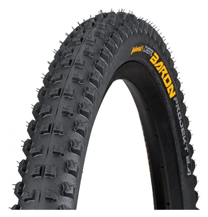 Покришка безкамерна Continental Der Baron Projekt 27.5 " x2. 6, чорна, складна, ProTection Apex, Skin