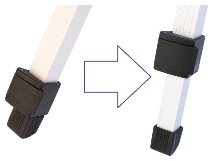 Стіл Tramp з алюмінієвою стільницею 80x60x70см TRF-063, укр, укр