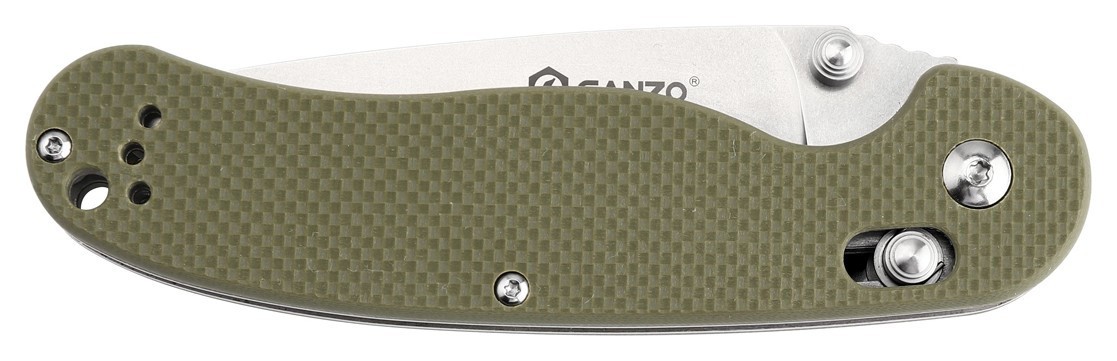 Нож складной Ganzo D727M-GR зеленый (D2 сталь)