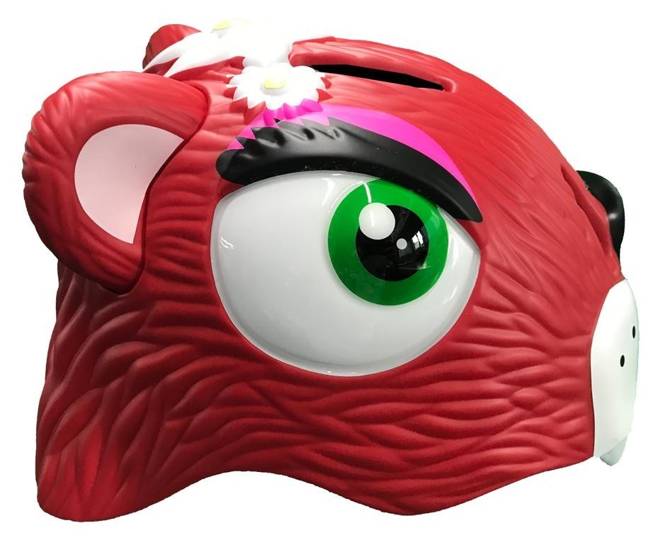 Шолом велосипедний Crazy Safety Червоний леопард