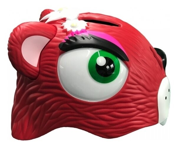 Шлем велосипедный Crazy Safety Красный леопард Красный леопард