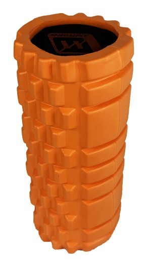 Масажний ролик EasyFit Solid Roller v.1.1s 33 см помаранчевий