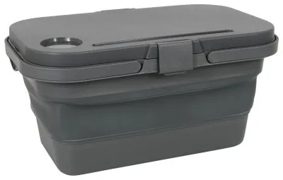 Корзина складная Bo-Camp Foldable Box With table Top 17L Grey (6303695)