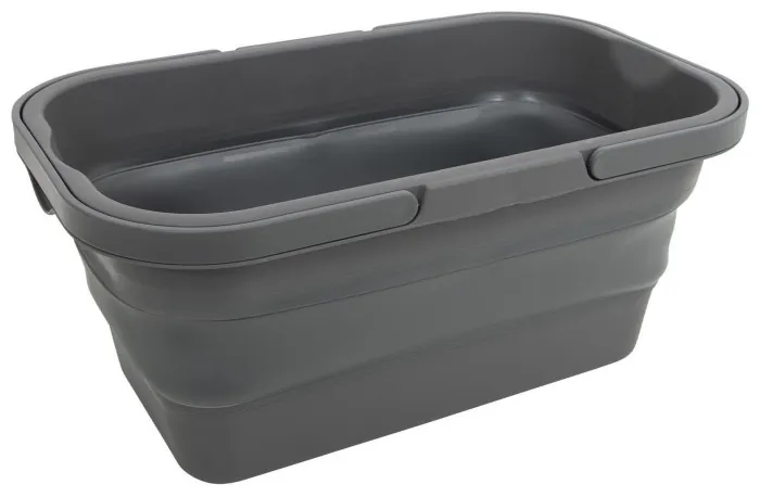 Корзина складная Bo-Camp Foldable Box With table Top 17L Grey (6303695)