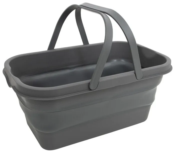Корзина складная Bo-Camp Foldable Box With table Top 17L Grey (6303695)