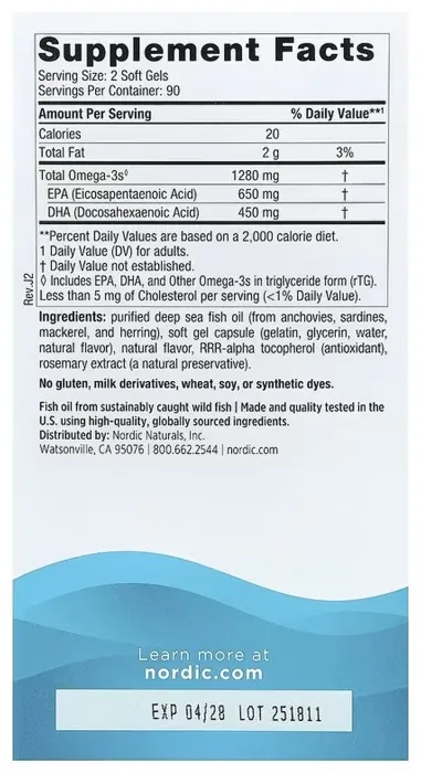 Ultimate Omega - 180 softgels