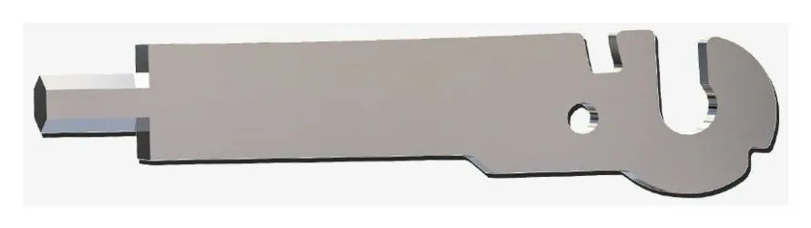 Змінний інструмент FTS2-2 до мультитула Roxon Flex S804 (шестигранний ключ 5 мм) (FNR_FTS2-2)