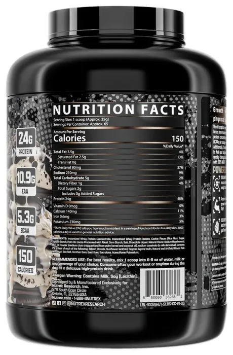 100% Whey Protein - 2265g Vanilla