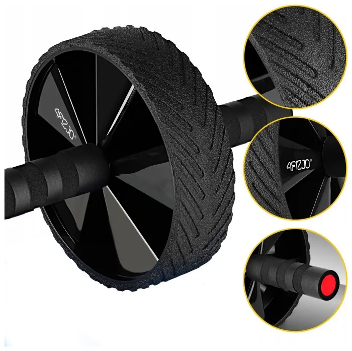 Ролик (гімнастичне колесо) для преса 4FIZJO Ab Wheel Black/Red (P-5907739311559)