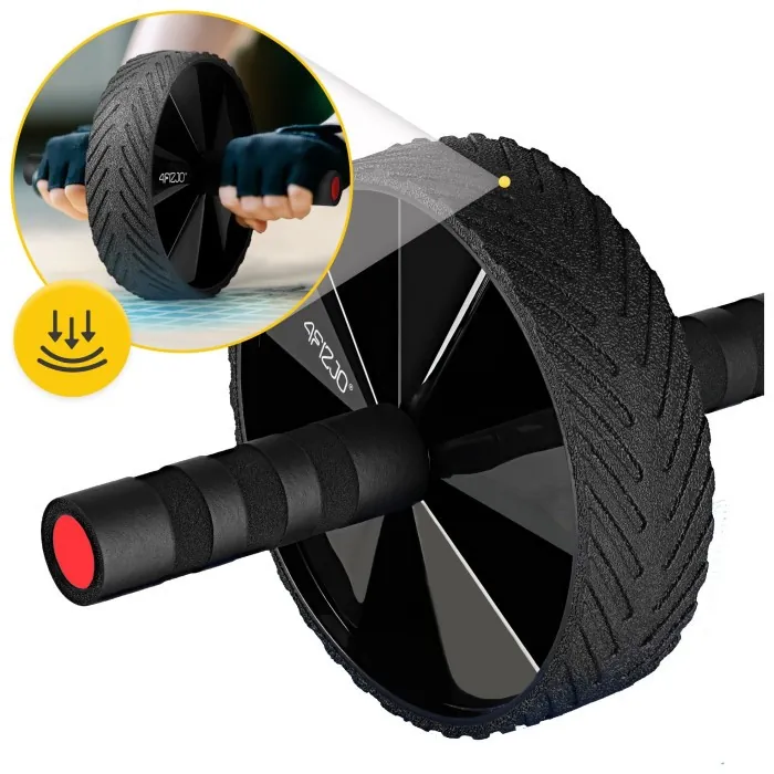Ролик (гімнастичне колесо) для преса 4FIZJO Ab Wheel Black/Red (P-5907739311559)