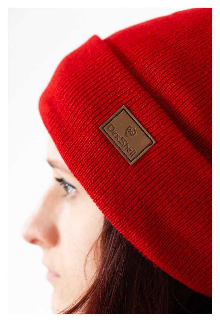 Водонепроникна шапка Dexshell DH30509, onesize (56-58 см), червоний