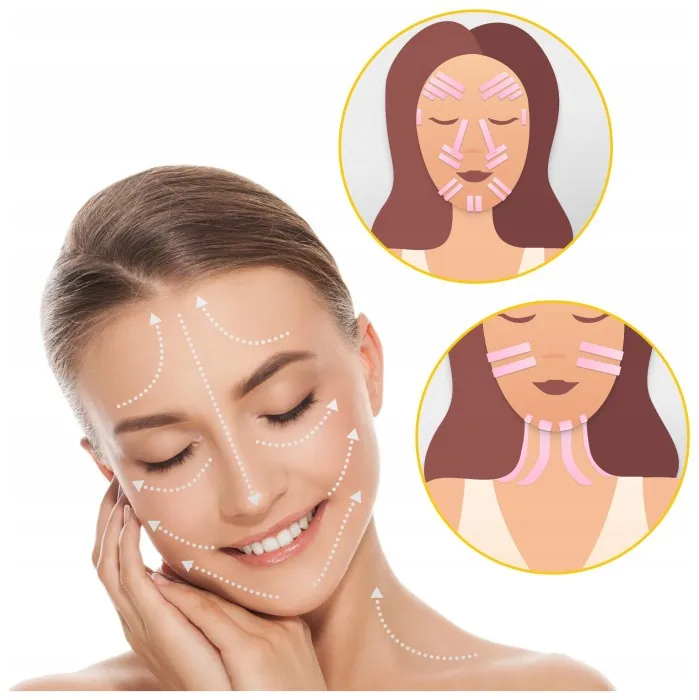 Лента кинезиологическая (кинезио тейп) 4FIZJO 1 см x 5 м Light Pink (P-5905973400794)