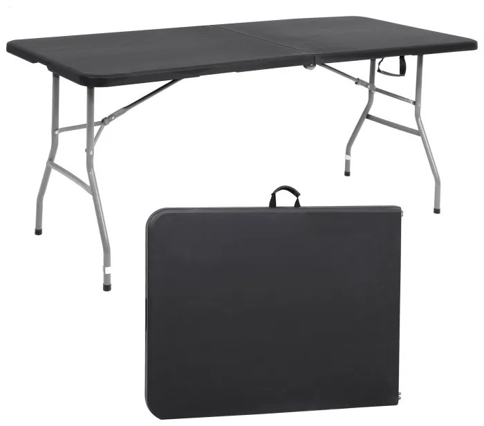 Стол садовый кейтеринговый Springos 180 x 75 см складной GF0056 Black