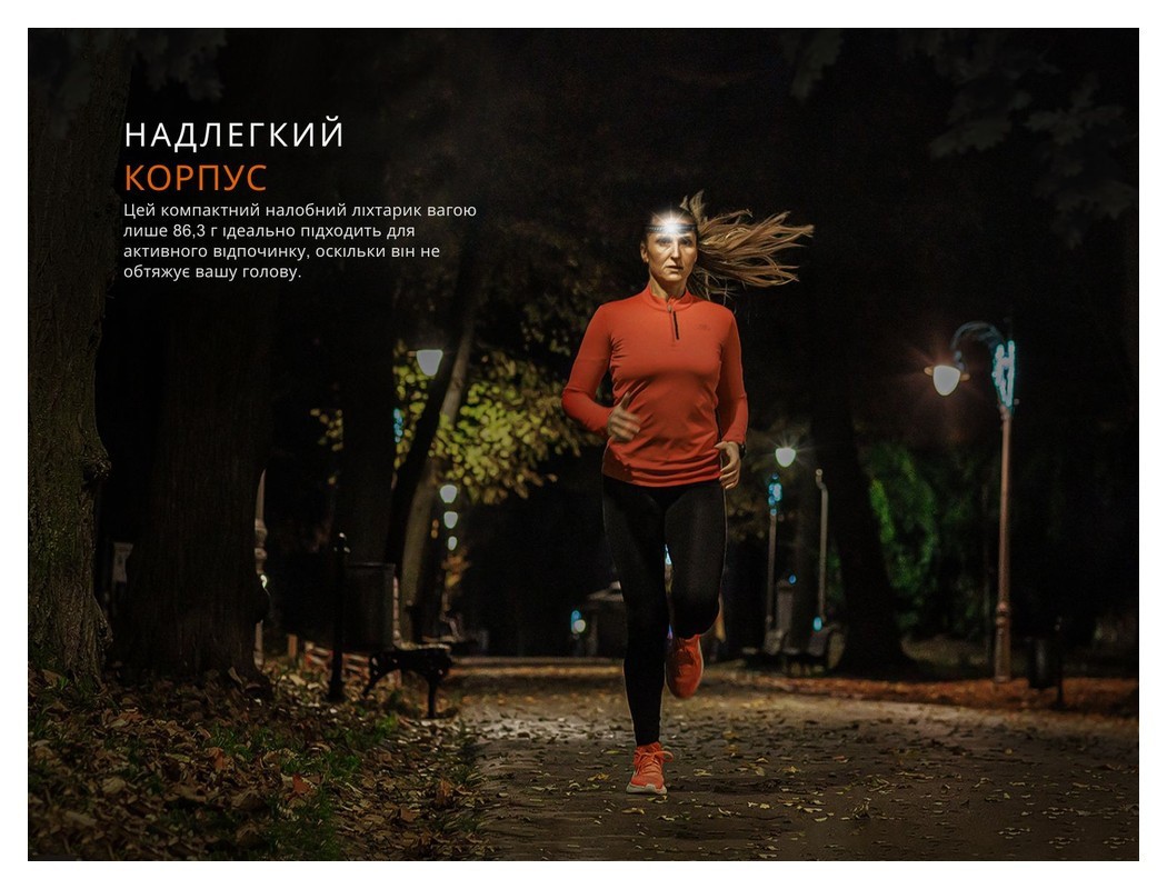 Фонарь налобный с красным светом Fenix HM23 V2.0 300 лм