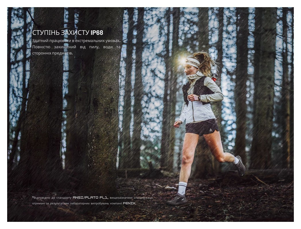 Фонарь налобный с красным светом Fenix HM23 V2.0 300 лм